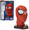 4D Build - Marvel Spiderman Büste - detailreicher 3D-Modellbausatz aus hochwertigem Karton, 82 Teile, für Fans der Superhelden-Serie ab 12 Jahren