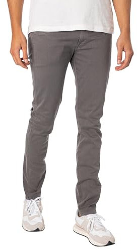 Replay Herren Jeans Anbass Slim-Fit Hyperflex Colour X-Lite mit Stretch, Medium Grey 176 (Grau), 34W / 32L