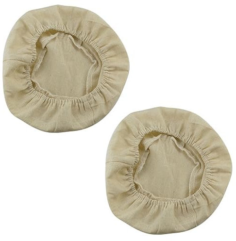 2 Pcs Round Bread Basket Cloth Liner Bread Proofing Basket Cloth Rattan Baking Dough Basket Cover Liner for Cooking Strainer Kitchen Baking Tools Oval Shape