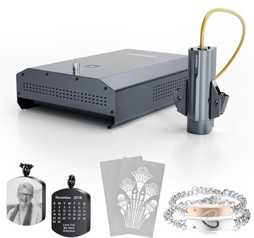 ATOMSTACK MR20 20W Lasermodul mit 1064 nm Wellenlänge Gepulstes Faser Infrarotlasermodul für Lasergravierer Zerspanung Metalle, Kunststoffe, graviert auf schwarzem Acryl, Leder