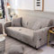 Sofaschoner Braun Sofaüberwurf Weich Spandex Sofaschoner rutschfest Couch Überwurf Waschbare Sofa Überzug Sofabezug mit Elastischen Riemen Sofabezug L Form Universelle 1 Sitzer