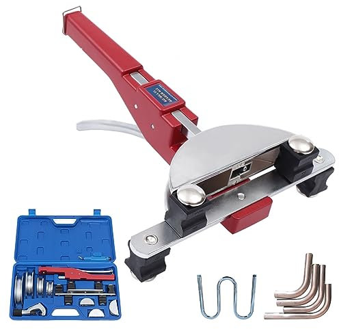 2024 New Ratcheting Pipe Bender HVAC Refrigeration Tube Bending Heads Cutter Hand Tool
