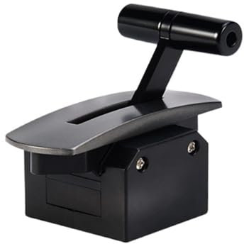 EKOUQIN Industrie-Joystick Aufnahme T-Typ 78AB Joystick, Hall Rocker Steuerhebel Einachsiger Zugstangen-Joystick für industrielle Steuerung(Without,12-24V output0-5V)