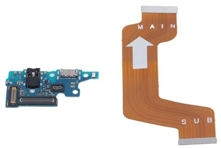 Professional USB C Charging Port Dock Connector Flex Cable with Repair Tool Kit, Replacement Dock Connector Board for Galaxy A71 A715F