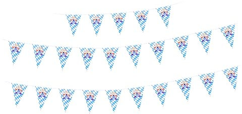 ULDIGI Bayerisches Banner Mit Bierfestmotiv Langlebiger Party-dekoration Wandhaken-fotowand Für Bierfest-feiern