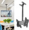 FLOATD Support TV au Sol, réglable en Hauteur et pivotant à 360 degrés, Support de Moniteur pour téléviseurs de 14 à 32 Pouces, Support de télévision sur Pied Peu encombrant, décoration