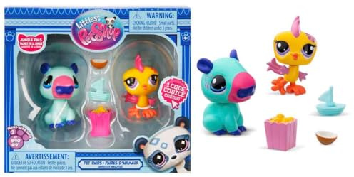 Transformers Bumblebee Littlest Pet Shop Minis 2er Pack S2 Capibara and Yellow Bird 00585
