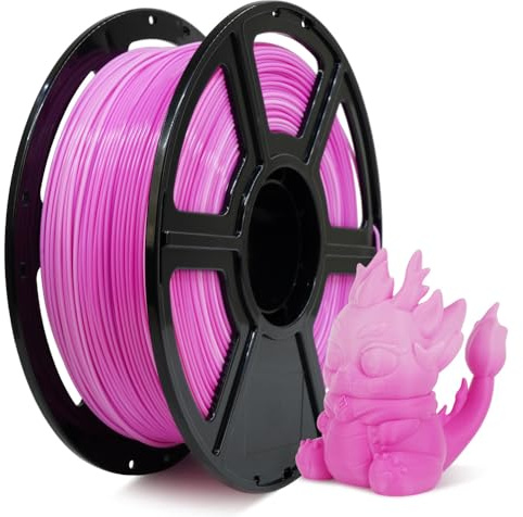 FLASHFORGE Rapid PLA Gradient Filament 1.75mm White & Pink, Transform Colors Smoothly & Fast, High Flow Speedy 3D Printer Filament, Experience Exceptional Performance with 500mm/s Fast Printing