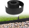 Hebitod Bordo per prato in plastica, Bordo per giardino nero, Rotolo di bordo per prato, Bordo per aiuola in plastica, Rotolo di bordo per aiuola (lunghezza 10m - altezza 10cm)
