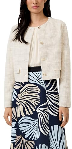 s.Oliver Eleganter Bouclé-Blouson mit Glitzergarn