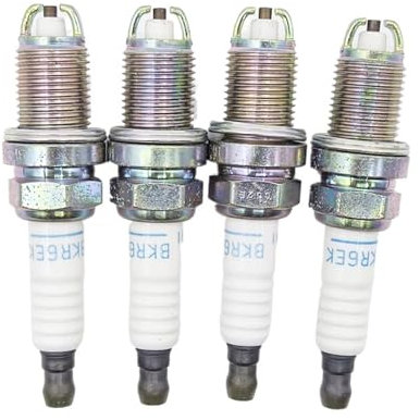 FWRCCMJ 4PCS BKR6EK 2288 Normale Zündkerzen Kerzen Kompatibel Mit 316i 320i 325i E30 E36 E46 520i 525i E34 E39 730i 740i 750i E32 E38 E31 E36 Z