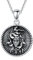 ROMANTICWORK Medusa-Halskette aus Sterlingsilber, Medusa-Schlangenanhänger, griechischer Mythologie-Göttin-Schmuck