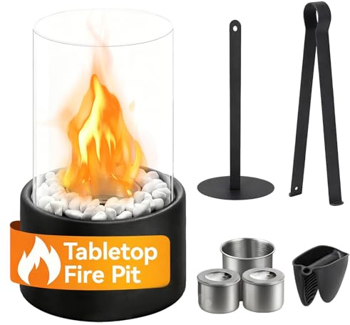 Djowyh El interior para mesas,chimenea decorativa | La chimenea de mesa | Para el escritorio, la mesita de noche balcón la sala de estar el dormitorio casa y la fiesta