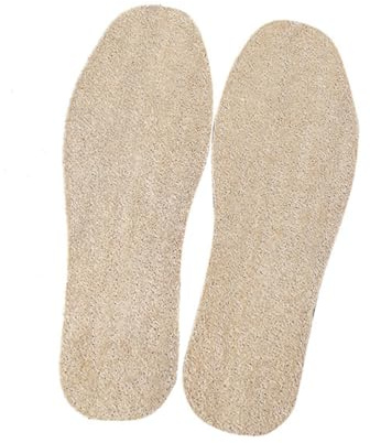 Atmungsaktive Luffa Einlegesohle 1 Paar, Strapazierfähig, Gelb | Schweißabsorbierend, Bequeme Schuhpolsterung, Damen und Herren, Größe 40, Fußpflege