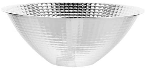 TEHAUX LED Lichtreflektorbecher Ersatz für Taschenlampen Reflektorschale Metall 126x48,5x33,5mm Kompatibel für Outdoor Strahler zur Lichtfokussierung