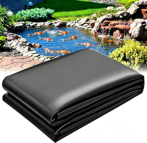 Kulvath Bâche pour Bassin EPDM 10x15m – Flexible, résistante aux UV, Facile à découper – Idéale pour bassins à Poissons, Cascades, Jardins Aquatiques, fontaines – Étanchéité et durabilité