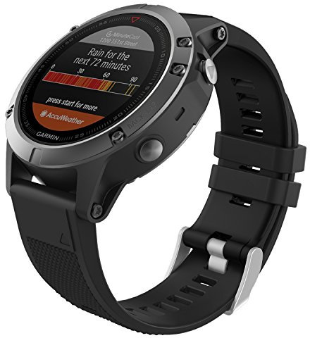 MoKo Cinturino Compatibile con Garmin Fenix 7/6/6 Pro/5/5 Plus/Epix Gen 2/Forerunner 935/945/Instinct 2/MARQ, 22mm Quick Fit Braccialetto di Ricambio in Morbido Silicone, Nero