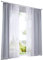 BAILEY JO 2er-Pack Gardinen mit Verlauf-Farben Muster Vorhang Transparent Voile Vorhänge (BxH 140x175cm, Grau mit Kräuselband)