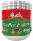 Melitta (63113) Super Premium 8-12 Cup Basket Coffee Filters, White, 600 Count