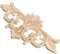 2pcs Bastelholz Möbel Schnitzerei Holz Ornament Verziehrung Aufklebe Dekoration für Möbel Schrank 16x7.5cm