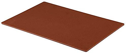 Grande planche à découper professionnelle avec code couleur marron