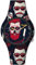 Doodle Watch Herrenuhr Street Fighter Mood Tattoouhr Barber Bart Schwarz DO42001