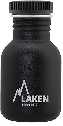 Laken Unisex – Erwachsene BS35NE-Flasche Flasche, Schwarz, 354 ml