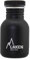 LAKEN Botella de Acero Inoxidable con Tapón de Rosca,0,35 l, Color Negro