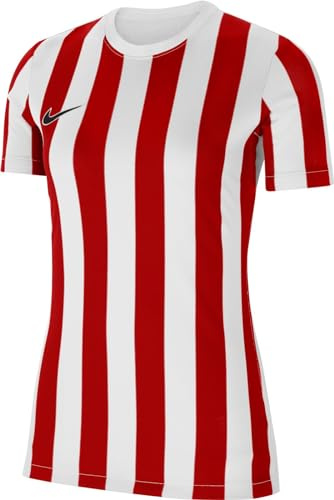 NIKE CW3816-104 Dri-FIT Division 4 T-shirt Women's WHITE/UNIVERSITY RED/BLACK Size S