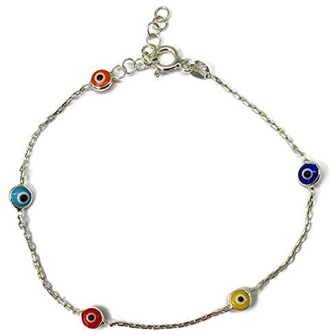 MYSTIC JEWELS by Dalia - Armband aus Silber, 19 cm, zum Verschenken bunt
