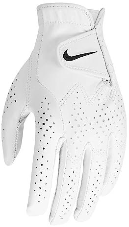 Nike W Tour Classic IV GG L Golfhandschuh Damen in der Farbe Pearl White/Pearl White/Black, linkshändig, Größe: M/L, N.100.3516.284.ML