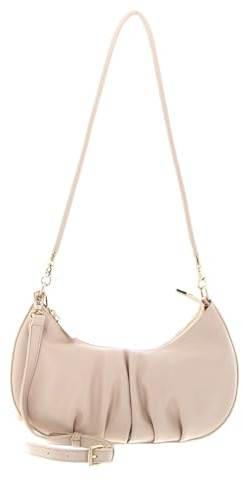 SEIDENFELT MANUFAKTUR Umhängetasche Schultertasche Norrvik Crossbody Bag Warm Beige/Gold