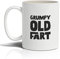 Punkcards Funny Coffee Mugs - Ceramic 11oz Coffee Mug - ‘Grumpy Old’ - Novelty Humorous Mug - Unique Tea Cup - Quirky Coffee Mug - Amusing Novelty Gift - Secret Santa Gift