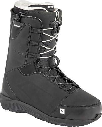 Nitro Herren Anthem TLS All Mountain Freeride Freestyle Schnellschnürsystem Boot Snowboardboot, Black,