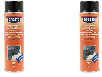 presto 690181 Unterbodenschutz Wachs schwarz 500 ml (Packung mit 2)
