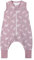 Owlivia 1.0 Tog Baby Schlafsack aus 100% Bio-Baumwolle mit Füßen - Ganzjähriger Komfort für Ihr Kleinkind, Feder Lavendel 70 cm (1 Jahr)