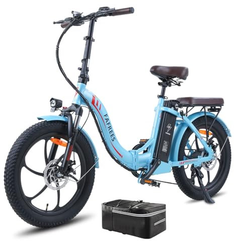 Fafrees E-Bike Klapprad 20 Zoll, F20 Pro E Bike Herren 36V 18AH Akku, Elektrofahrrad Reichweite bis zu 150km, 250W 3.0 Reifen Fatbike, Mountainbike 25km/h City Ebike Damen