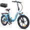 Fafrees E-Bike Klapprad 20 Zoll, F20 Pro E Bike Herren 36V 18AH Akku, Elektrofahrrad Reichweite bis zu 150km, 250W 3.0 Reifen Fatbike, Mountainbike 25km/h City Ebike Damen