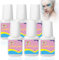 RoserRose Lot de 6 tubes de colle à paillettes de 8 ml - Colle pour la peau pour tatouages à paillettes et strass - Maquillage et fête à thème d'Halloween - Colle adhésive pour le visage et le corps