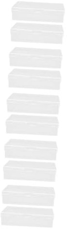 Gogogmee Spielkarten Schafkopf 10 STK Transparente Für Spielkarten Kartendeckhülle Leeres Spielkartenetui Kartenhülle Schachteln Für Spielkartendecks Karteikartenspeicher Kartenetuis Plastik