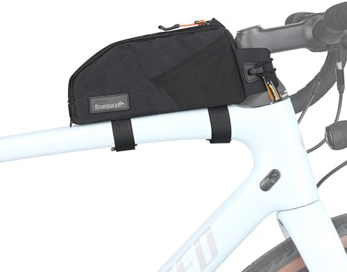 Rhinowalk Fahrrad Oberrohrtasche, Fahrradrahmentasche, wasserdichte Fahrradtasche, professionelles Fahrradzubehör für Mountainbike, Rennrad, 1,2L