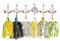 Barsch-Angelköder - 6-teiliges Spinnerbait-Köder-Bass-Set | Jig Spinner Baits Mehrfarbige Schwimmköder für Süßwasser-Salzwasser-Zander, Hecht, Lachsbarsch