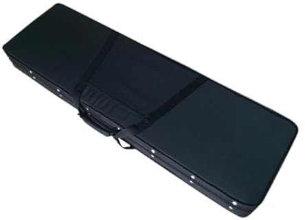 HuadaXtai Custodia per basso elettrico Custodia per chitarra elettrica Custodia con imbottitura spessa Custodia rigida