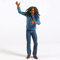 HLUONGTN Actfiguren Pvc Sammlung Moactfigur 17Cm Musik Legenden Bob Reggae Sänger Pvc Figur Sammlerstück Mospielzeug Figur Statue Anime Sammlung Figur Für Anime Fans