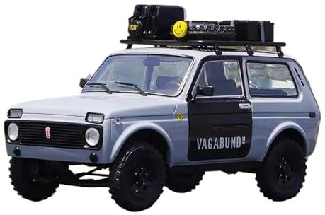 SYYANFEI Guss Auto Modell Maßstab 1:18 Für Lada Niva Geländewagen Statische Echte Repliken Metall Automodell Fertige Fan-Sammlungsanzeige Fahrzeuge spielzeugauto