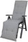 Auflage Relaxliege Naxos 50148-720 hellgrau meliert 176x50x6 cm Sun Garden