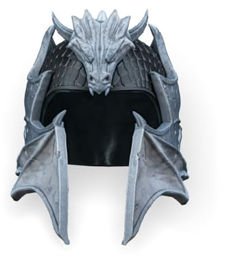 Ritterhelm „Dragonkeeper“ – handgefertigt aus dem 3D-Drucker – ideal für Cosplay, LARP & Deko