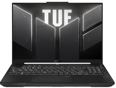 ASUS TUF Gaming F16 FX607VU, Notebook con NVIDIA RTX 4050, Display da 16 IPS Anti-glare, 144Hz, Intel® Core™ 5 210H, RAM 16GB, 512GB SSD, Layout ITA, Win 11 Home, Grigio