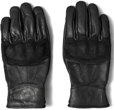 Belstaff Clinch wasserdichte Motorrad Handschuhe, schwarz, S