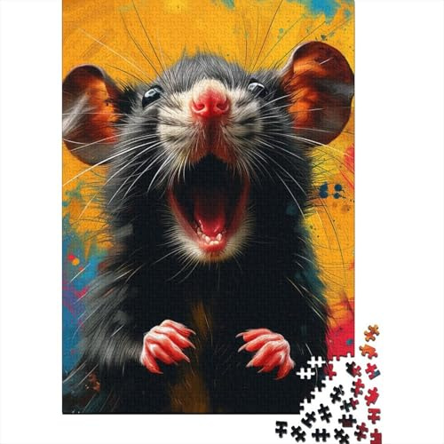 Micky Maus Puzzle 1000 Teile Weihnachtsgeschenke Papierpuzzle für Teenager Lustiges Puzzle 1000 Teile (38 x 26 cm)
